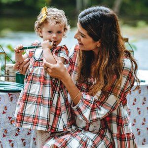 Pink Chicken Baby Eileen Holiday dress, 3-6 month. Like new. No tags.